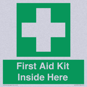 First Aid Kit Inside Here